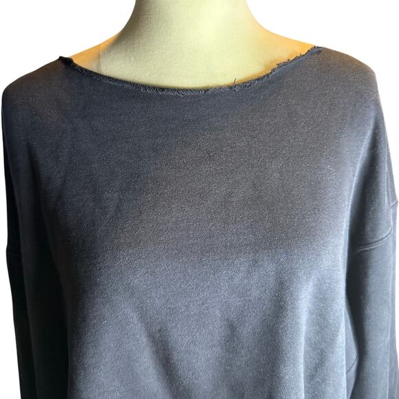 Lululemon Perfectly Oversized Sweatshirt, Raw Edge Wide Neckline, Size XL - Picture 3 of 6